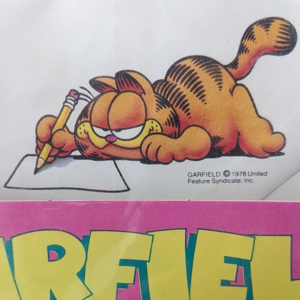 Garfield Envelopes sealed vintage package 1978 Mead 16 envelopes 4 by 6